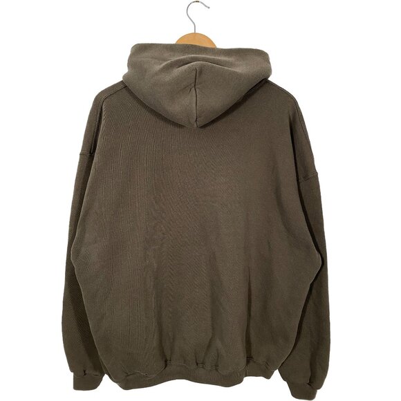 Vintage Russell Athletic Boxy Fit Pullover Hoodie Olive Brown men's size XXL - Picture 2 of 6